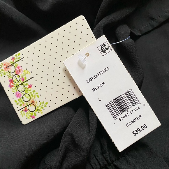 BeBop Juniors Off The Shoulder Romper - Picture 4 of 6